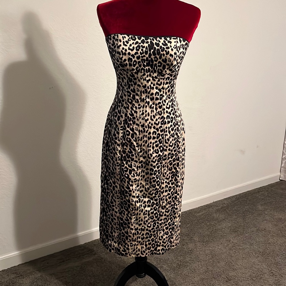 Bebe Leopard Dress